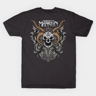 Skull band Marilyn manson T-Shirt